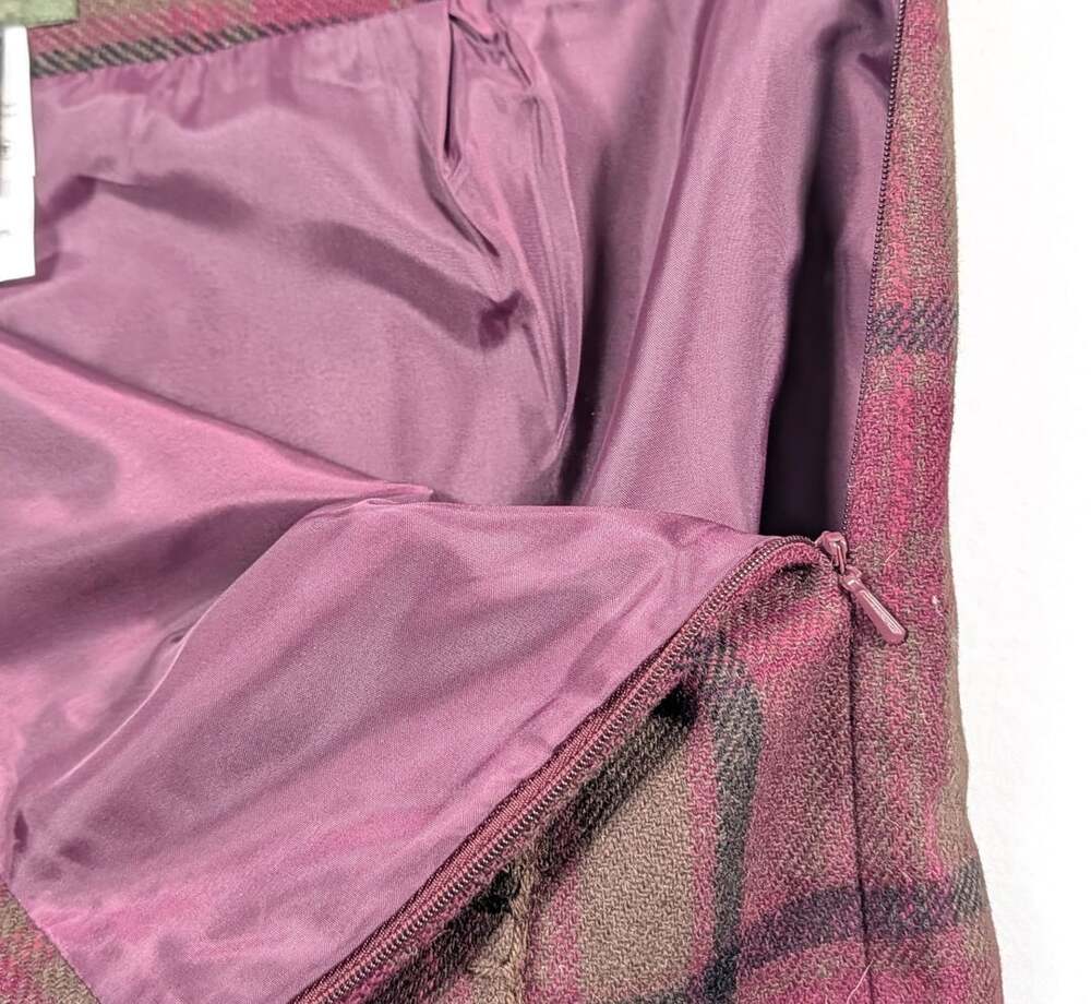 Eddie Bauer Plaid Wool Skirt - Picture 7 of 8